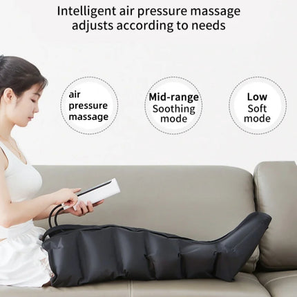 Electric Air Pressure Leg & Calf Massager — Remote Control, Deep Kneading