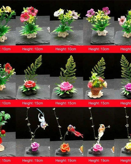 Floral Elegance Sashimi Garnish Set