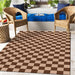 Elevate Your Home with the Opulent Green Checkerboard Carpet