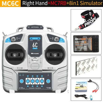6-Channel 2.4 GHz RC Radio Transmitter with Receiver Options