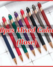 black / 50pcs Mixed (Rose)