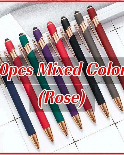 Personalized Engraved Metal Ballpoint Pen Set of 50