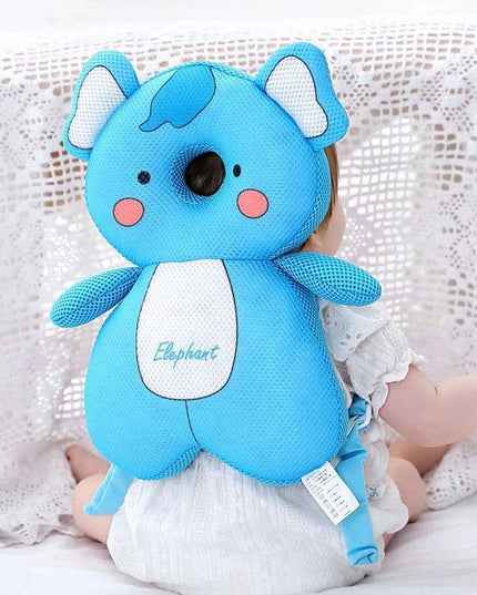 Bee-Themed Toddler Safety Backpack with Adjustable Headguard for Safe Adventures