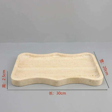 Scandinavian Elegance Marble Serving Tray Collection