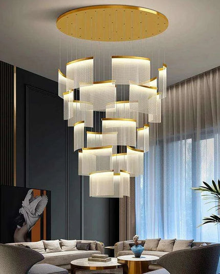 Customizable Nordic Remote-Controlled Chandelier with Adjustable Height