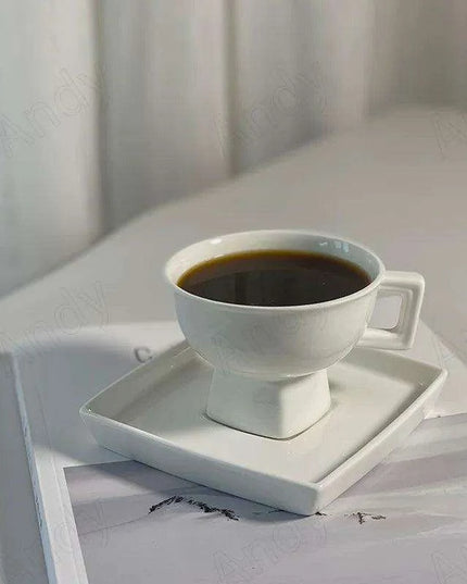 Chic European Ceramic Mug Set for Contemporary Home and Office Elegance