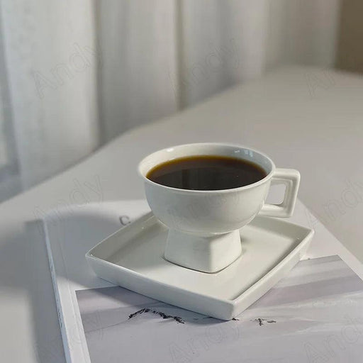 Chic European Ceramic Mug Set for Contemporary Home and Office Elegance