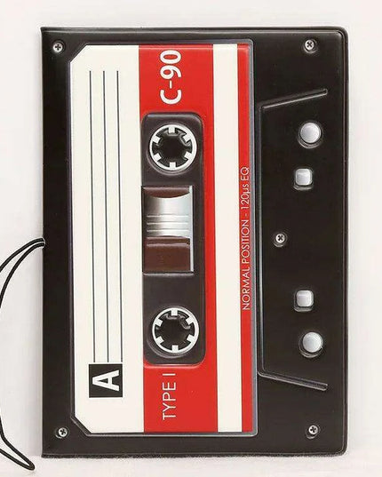 Chic 3D Printed Passport Holder with Card Slots and Faux Leather Texture