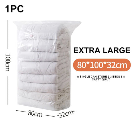 Shop1103977125 Large Capacity No-Pump Vacuum Storage Bags for Clothes