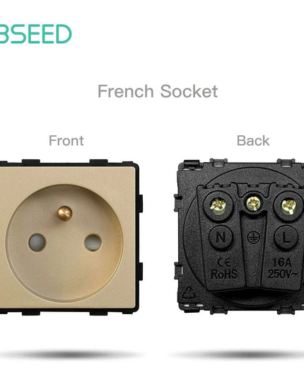 Luxurious Gold Glass Smart WiFi Wall Switch - Advanced Home Automation Solution