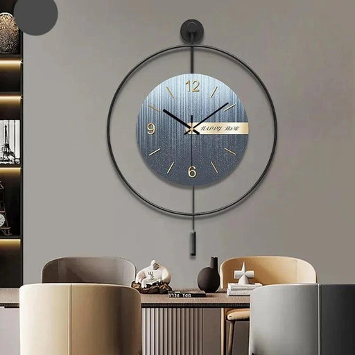 Modern Quartz 3D Wall Clock for Large Living Room Decor