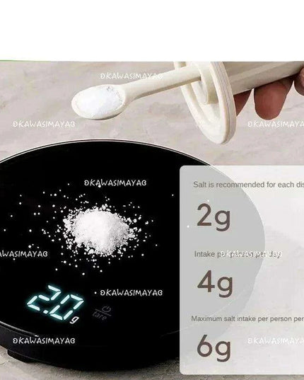 Luxury Spice Container Set with Built-in Spoon Lid and Airtight Organizer Box