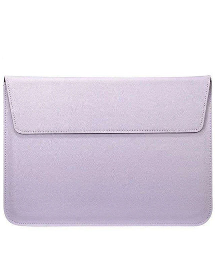 Sleek PU Leather Laptop Sleeve - Compatible with MacBook and Huawei - Chic Tech Accessory for Everyday Use