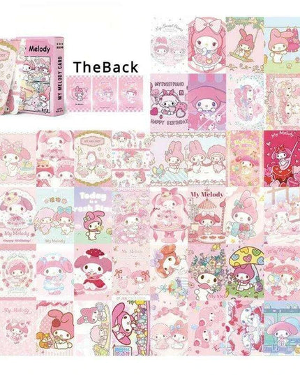 Whimsical Sanrio Characters Laser Photo Card Collection - Dreamy Wonderland Edition