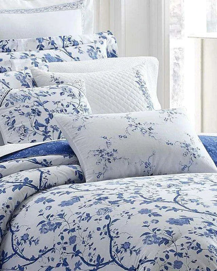 Elegant Reversible Floral Cotton Duvet Cover Set with Matching Shams – Year-Round Bedding Must-Have