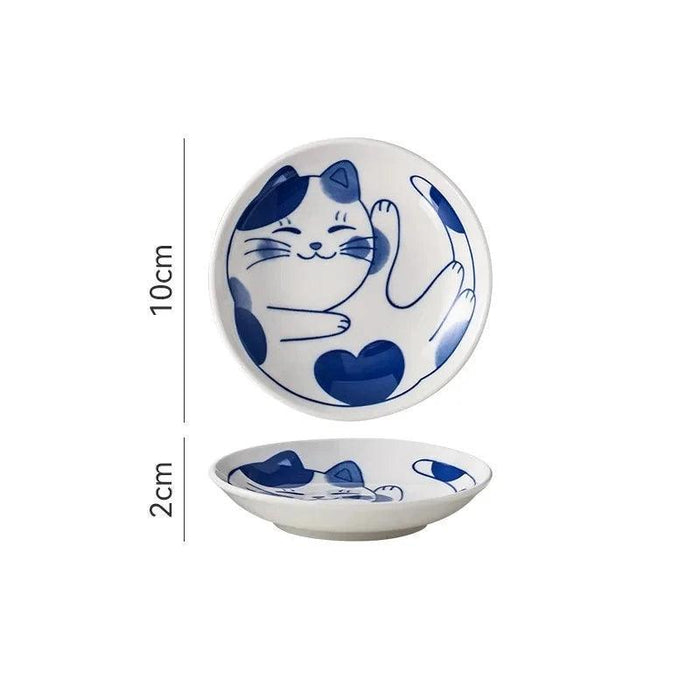 Playful Japanese Cat Ceramic Bowl Collection - Elevate Your Dining with Whimsical Delight