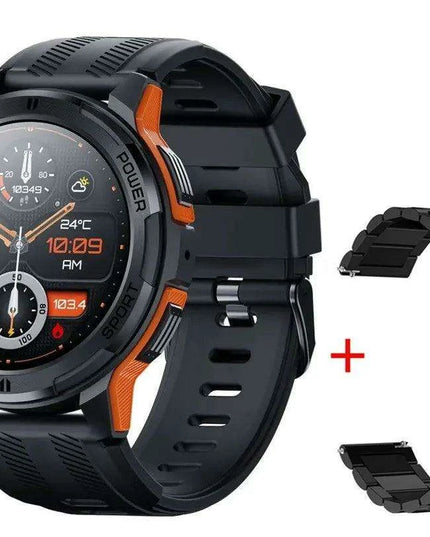 2024 All-Weather AMOLED Smartwatch with Advanced Health Tracking and Bluetooth Sync for iOS and Android