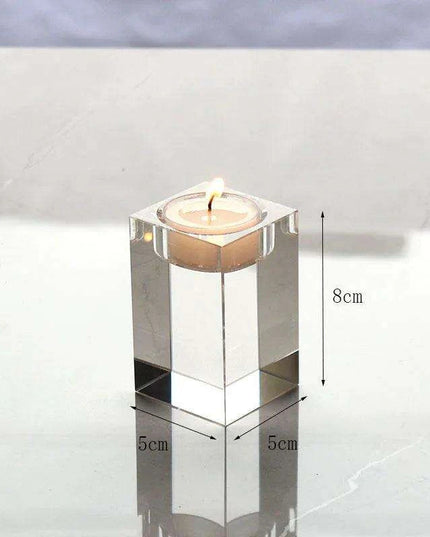 Elegant K9 Crystal Tealight Holders – Enhance Your Home Decor and Special Occasions