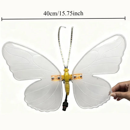 1PC 12V Led Outdoor Simulation Dynamic Static Butterfly Lights for Festival Home Decor Holiday Wedding Party Diy Decorations 1pc-12v-led-outdoor-simulation-dynamic-static-butterfly-lights-for-festival-home-decor-holiday-wedding-party-diy-decorations