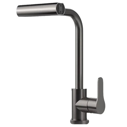 Stainless Steel Kitchen Faucet with 360° Rotating Spray Head
