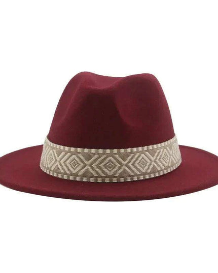 Versatile Unisex Panama Cowboy Hat - Wide Brim Fedora in Classic Camel, Black, and White Felt Options