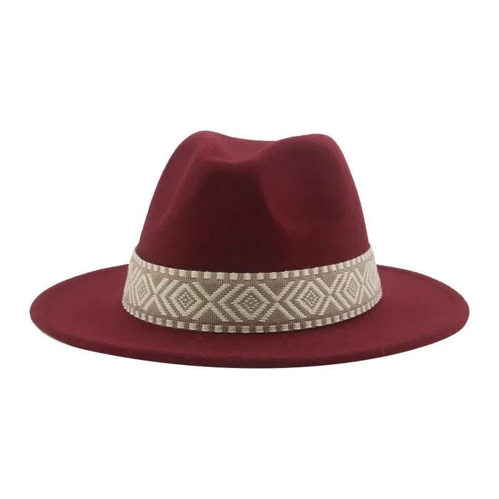 Versatile Unisex Panama Cowboy Hat - Wide Brim Fedora in Classic Camel, Black, and White Felt Options