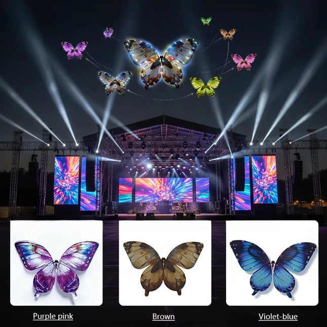 Professional Bionic LED Butterfly Drone – Group Flight for Weddings & Events