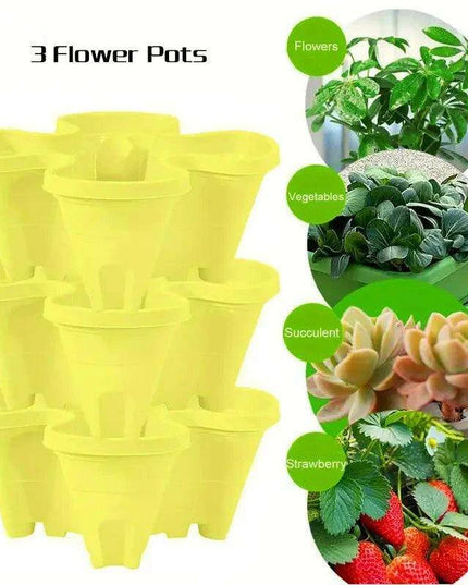 Space-Saving Vertical Herb Tower with Rolling Mobility