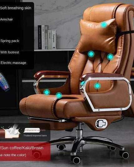 Executive Luxury Leather Office Chair for Unmatched Comfort