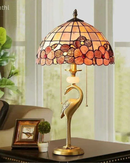 Vintage-Inspired Brass LED Table Lamp: A Timeless Lighting Masterpiece