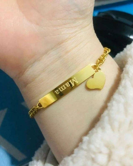 Personalized Engraved Women's Name Bracelet