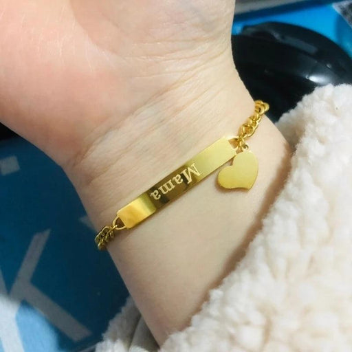 Personalized Engraved Women's Name Bracelet