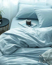 light blue / Twin Size 3pcs / Flat Bedsheet