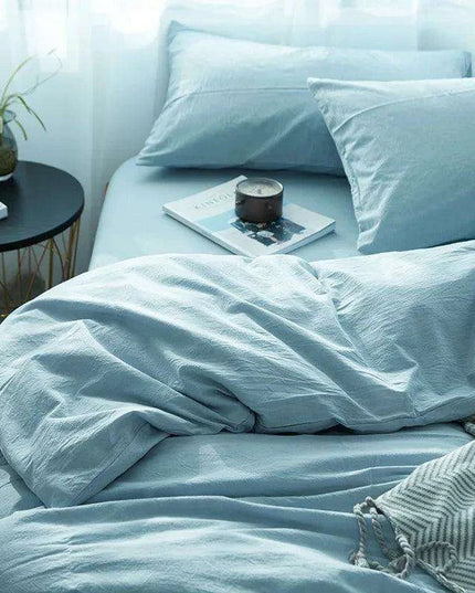 Modern Simple 100% Cotton Duvet Cover Set