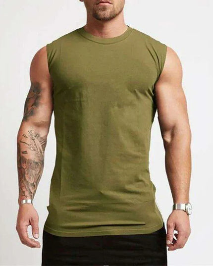 Men's Bodybuilding Sleeveless Workout Tank Top for Fitness and Sports