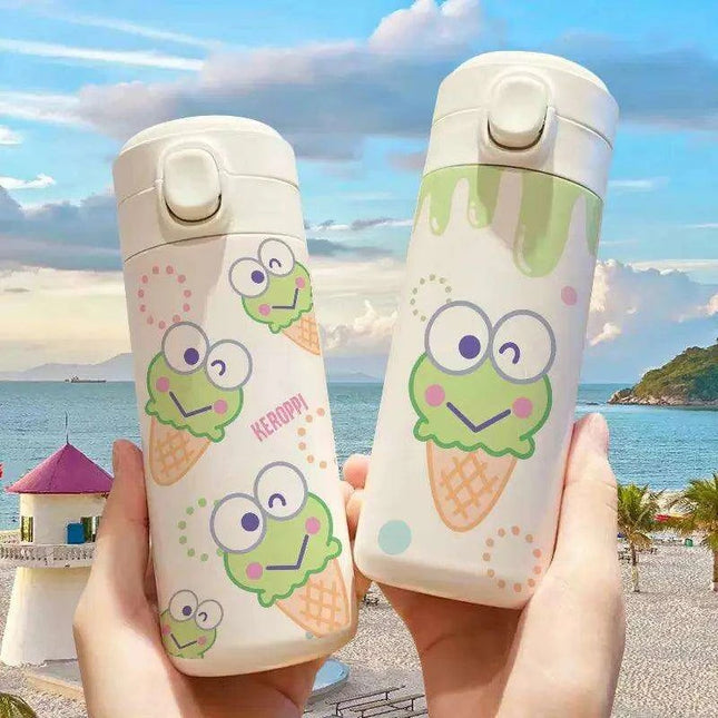 Cartoon KEROKERO KEROPPI Large Capacity Thermos Cup
