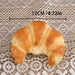 Realistic Golden Lava Croissant Bread Replica - Ideal for Photography and Decorative Displays