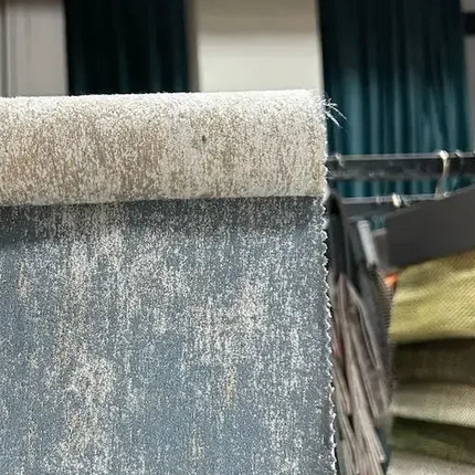 High-Grade Jacquard Curtains – Dark Gray Baroque Design