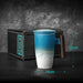 Chic Retro Ceramic Tea Mug with Wooden Lid and Handle - Perfect for Gifting at Home or Office