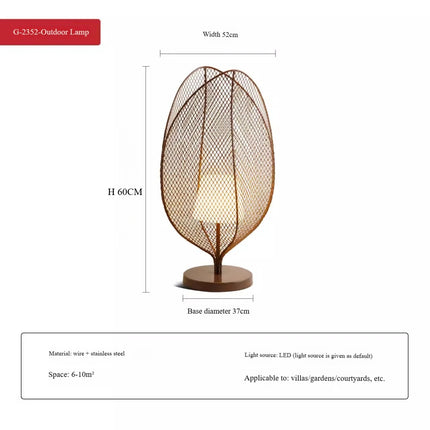 Extraordinary Art Waterproof Japanese-Style Outdoor Courtyard Lights