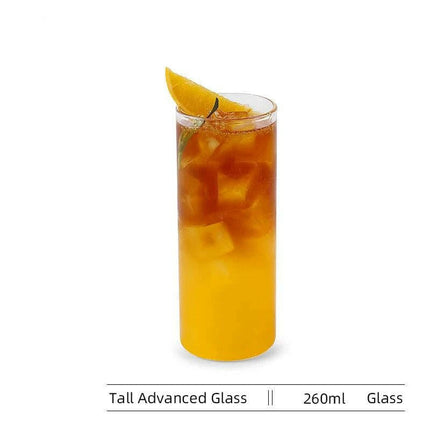 Elegant Transparent Glass Mugs - Essential Collection for Iced Beverages and More