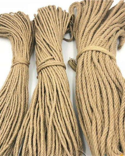 Rustic Charm Handmade Jute Rope Bundle - Premium Crafting Essentials for Creative Projects