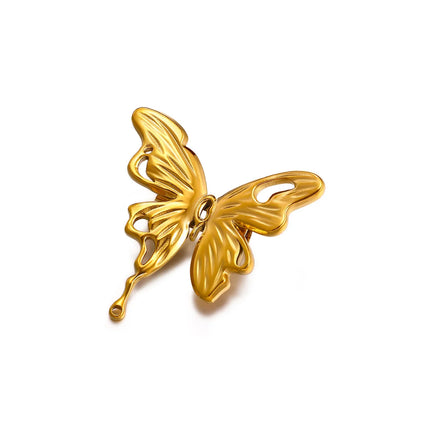Personal for You Store Gold Plated Butterfly Brooch - Trendy Aesthetic