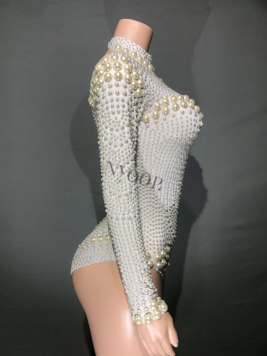 Exquisite Rhinestones Leotard Gloves: Elevate Your Nightclub Glamour
