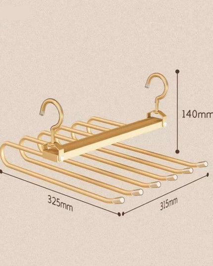 Revolutionize Your Closet Organization with the 6 In 1 Trouser Hangers