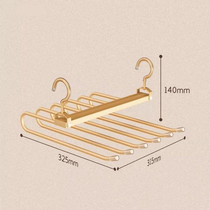 Revolutionize Your Closet Organization with the 6 In 1 Trouser Hangers