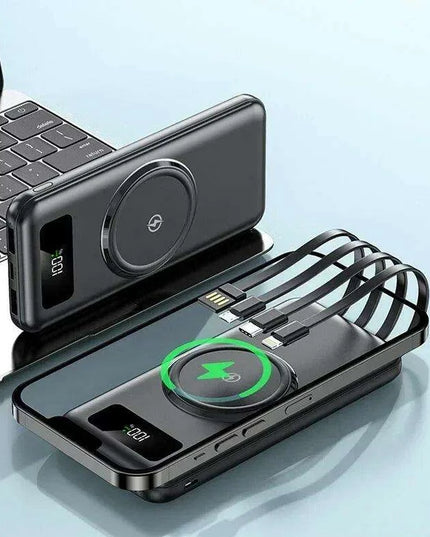 Ultra-High Capacity 200000 mAh Wireless Charger with Rapid Charging and LED Indicator - Your Ultimate Power Companion