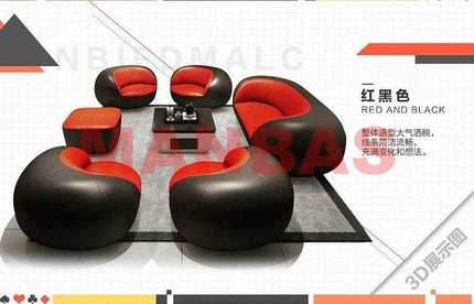 Sophisticated Italian Leather Modern Lounge Seating