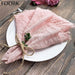 Sophisticated 10-Piece Linen-Cotton Blend Napkin Set