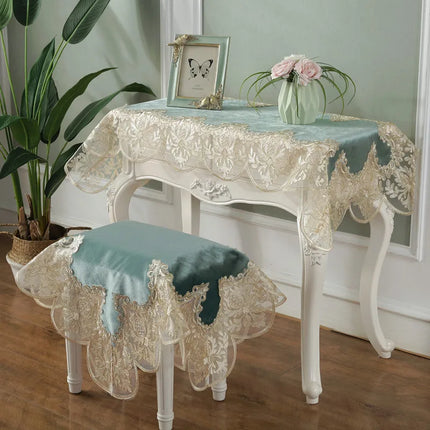 4972015 European Lace Dresser Tablecloth - Elegant Bedroom Cover